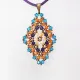 Symphony - Talia Rhombus M-Purple Suedine - 1